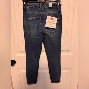 Good American Good Waist Skinny Blue Jeans